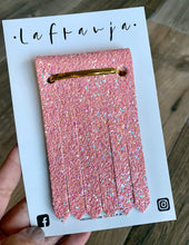 Load image into Gallery viewer, Pink Glitter Franjas