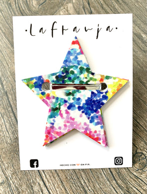 Multicolor Large Stars (2 Pack)